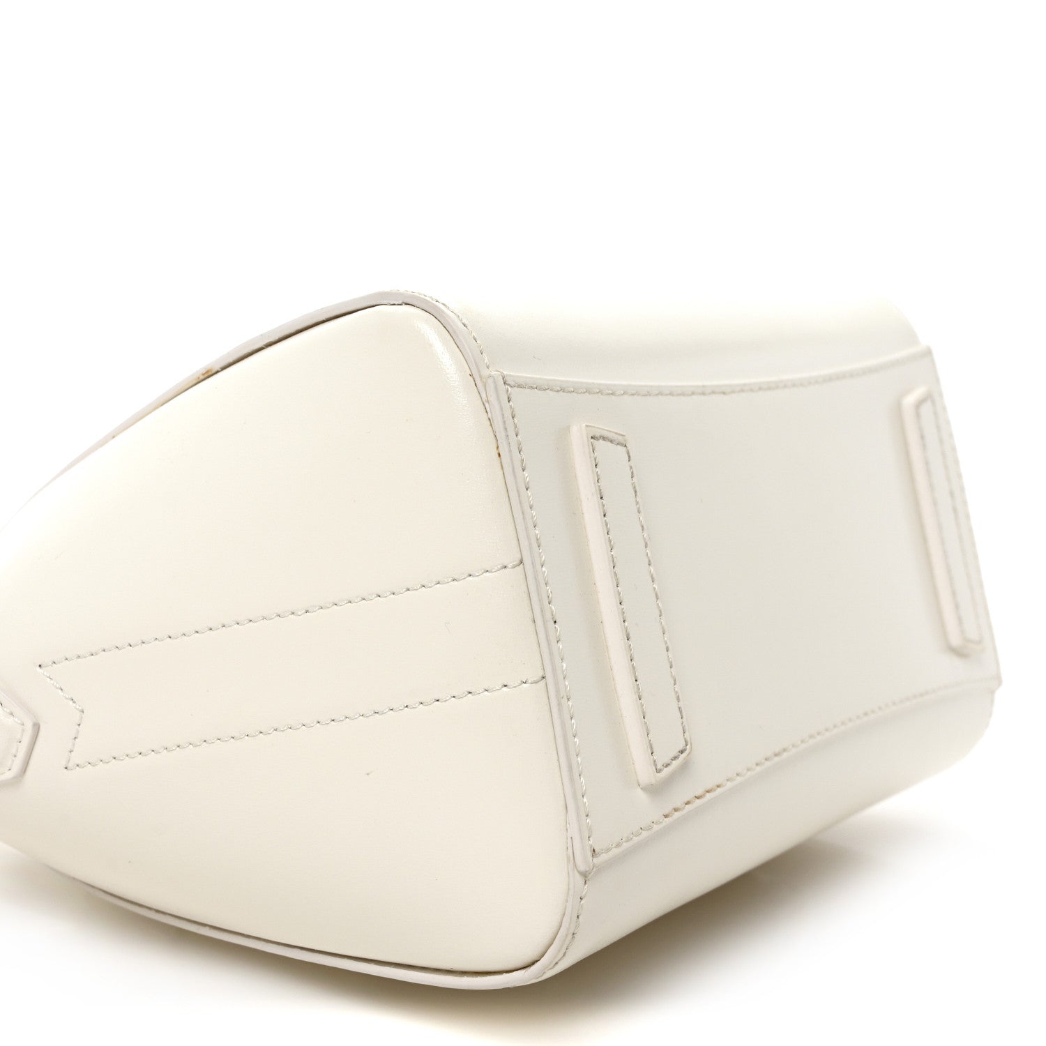 Givenchy Box Calfskin Mini Lock Antigona Shoulder Bag Ivory 9 of 10