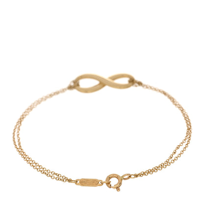 Tiffany 18K Yellow Gold Infinity Bracelet 2 of 3