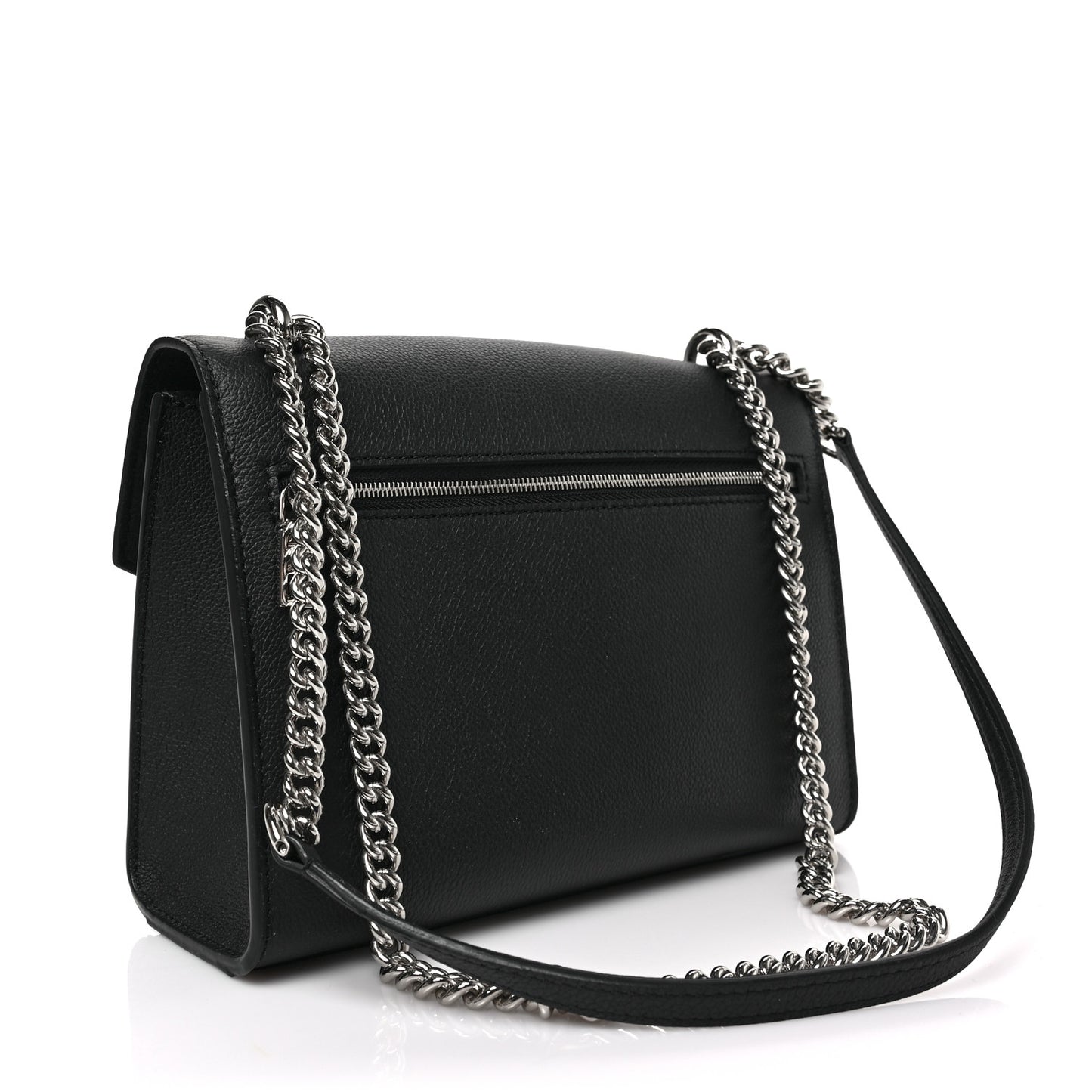 Soft Calfskin Mylockme Chain Bag BB Black