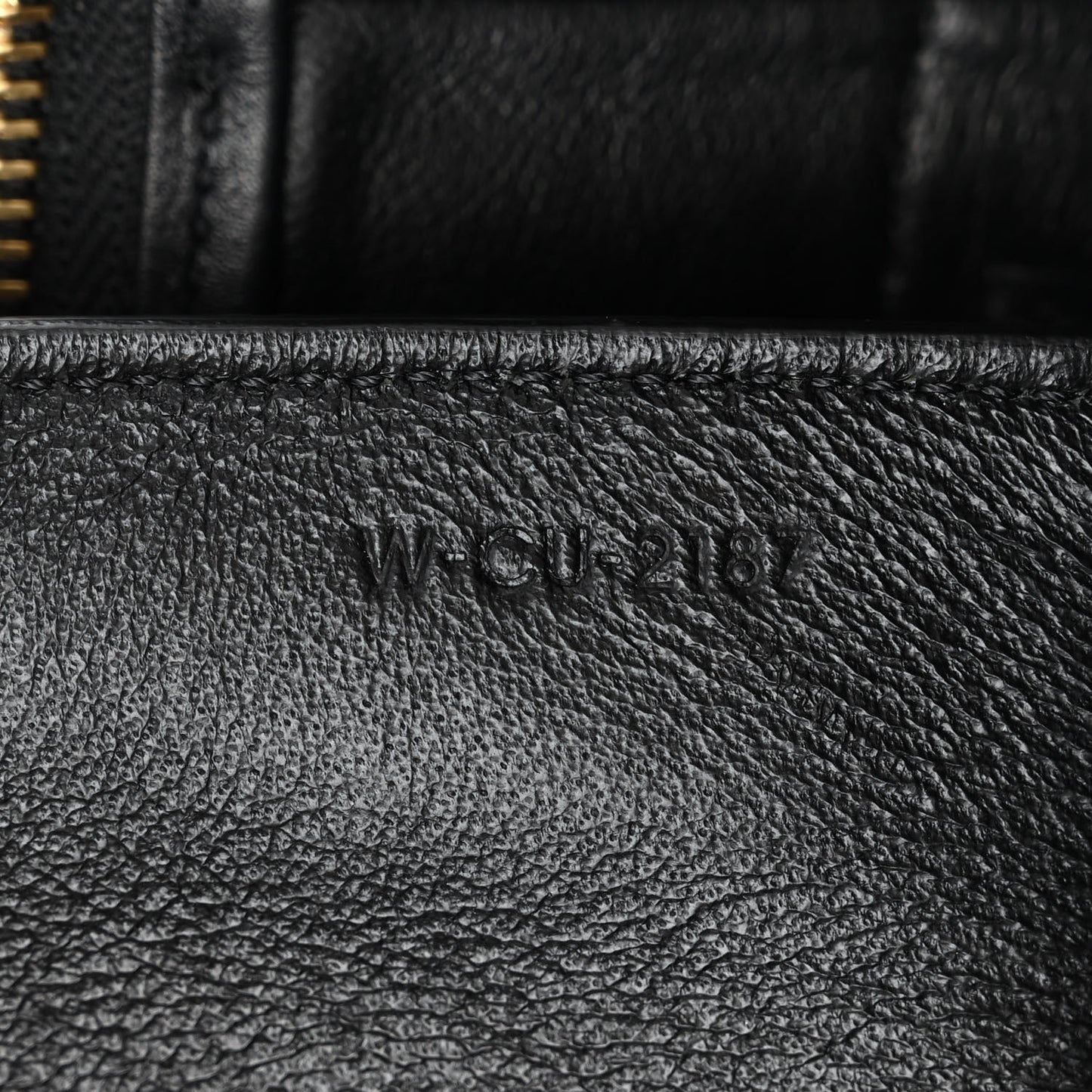 Cotton Canvas Calfskin Mini Belt Bag Black