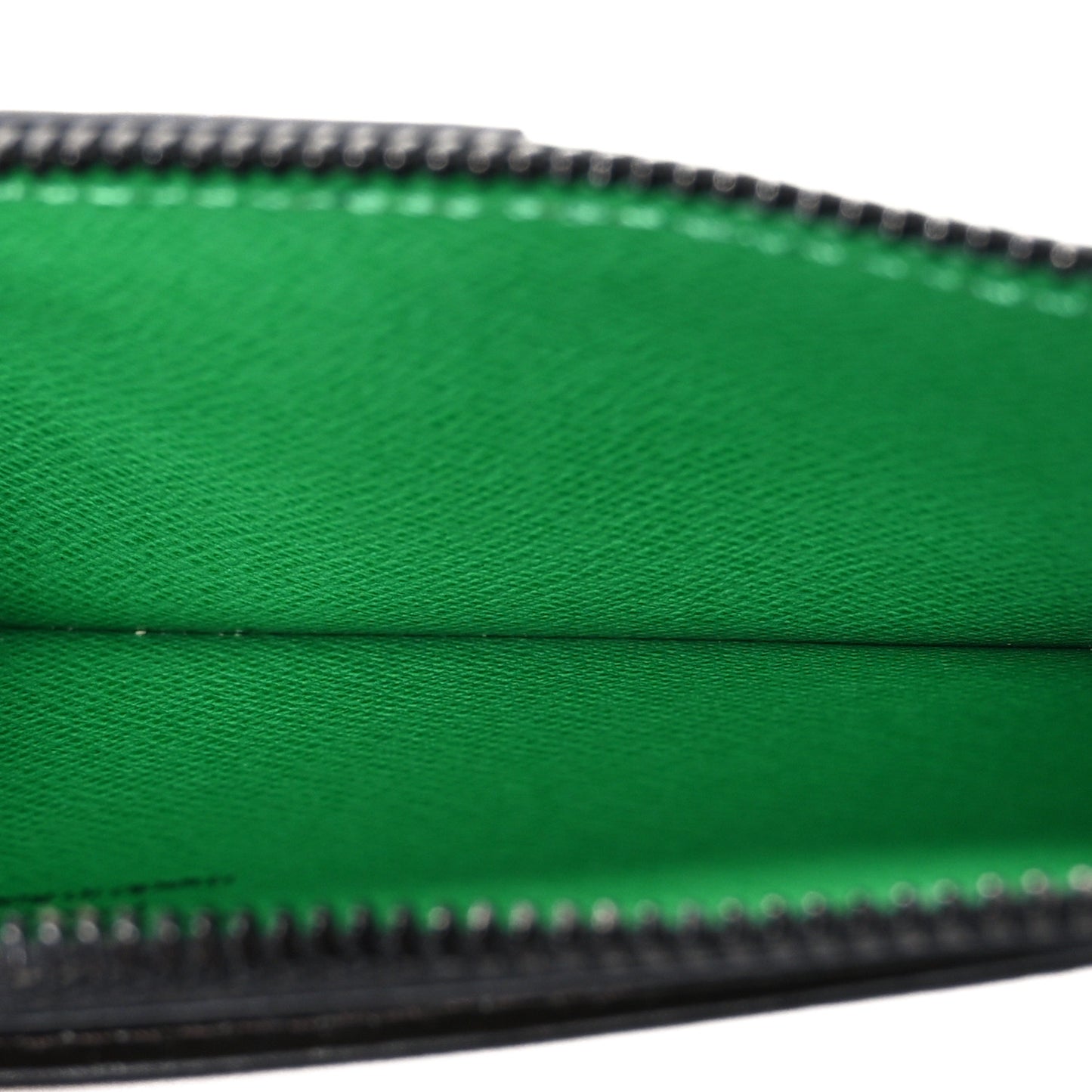 Monogram Calfskin Coin Card Holder Minty Green
