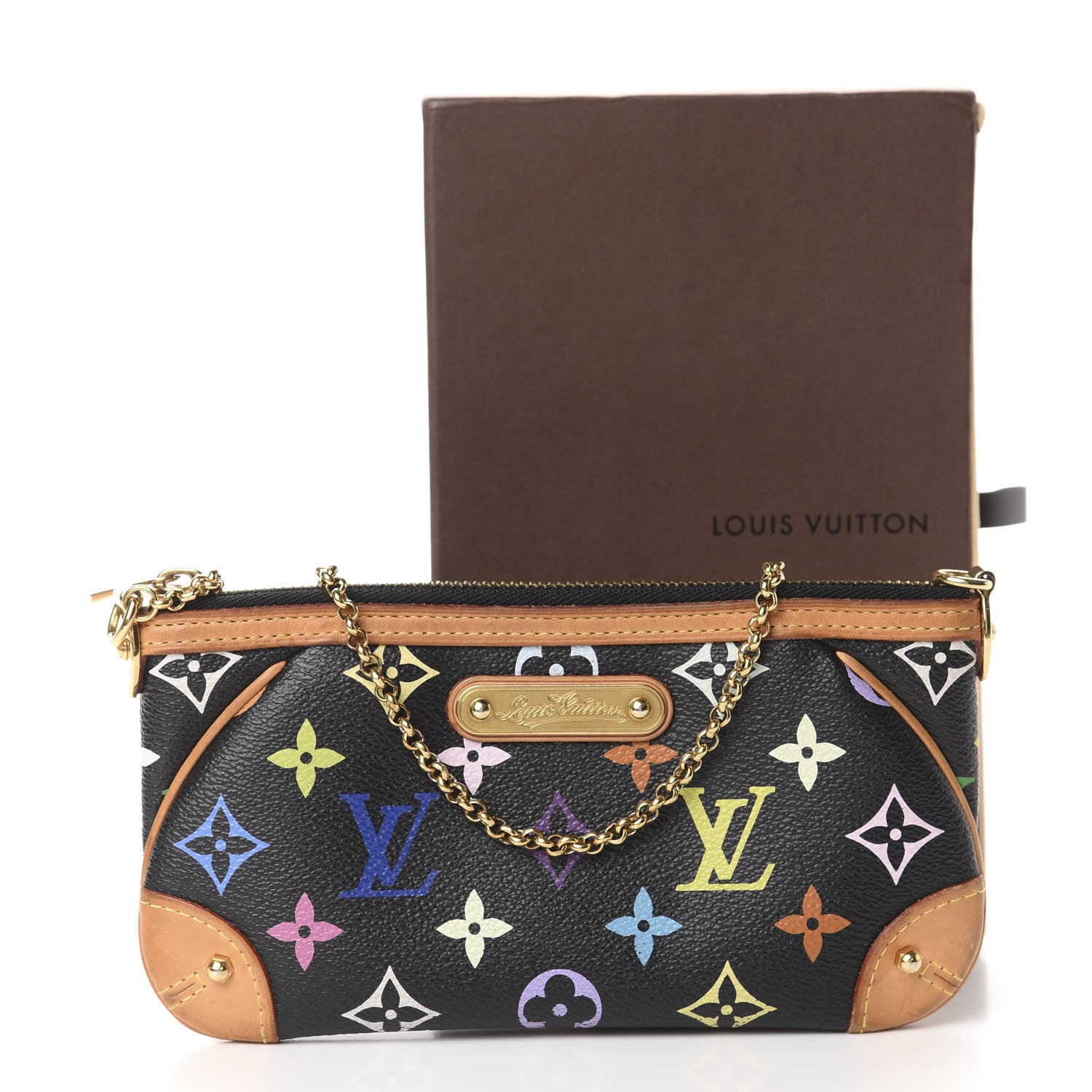 Louis Vuitton Monogram Multicolor Pochette Milla MM Black 11 of 11
