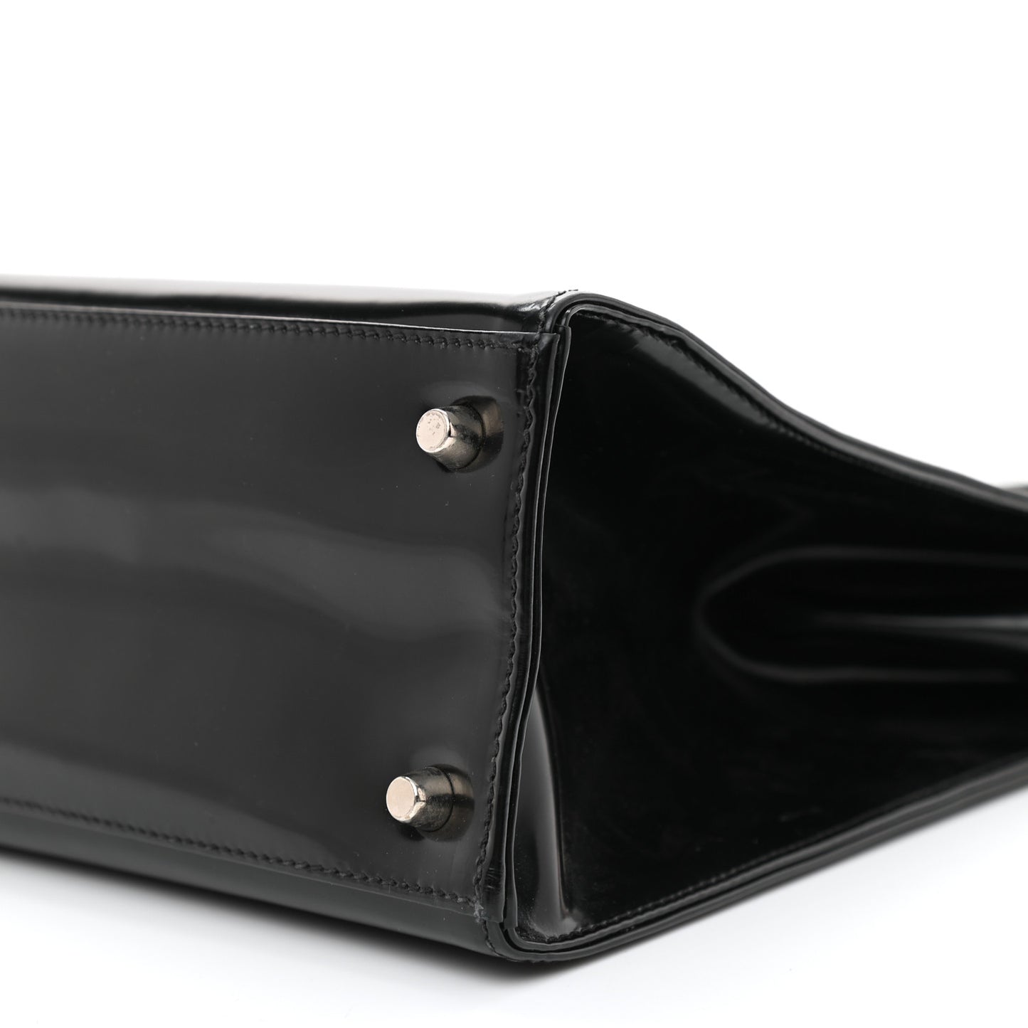 Spazzolato Logo Print Framed Bag Black