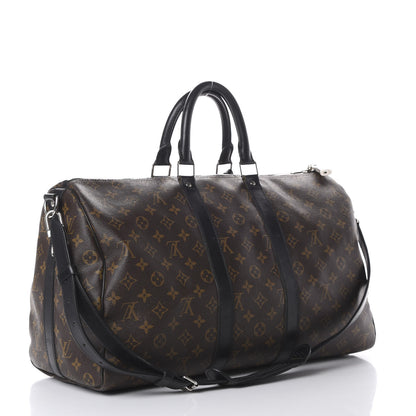 Louis Vuitton Monogram Macassar Keepall Bandouliere 45 2 of 16