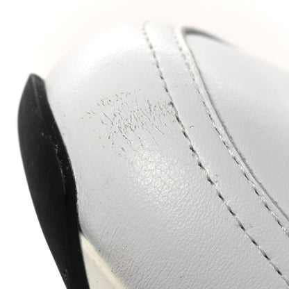 Hermes Canvas Calfskin Mens Trail Sneakers 41.5 Prunoir White 12 of 12