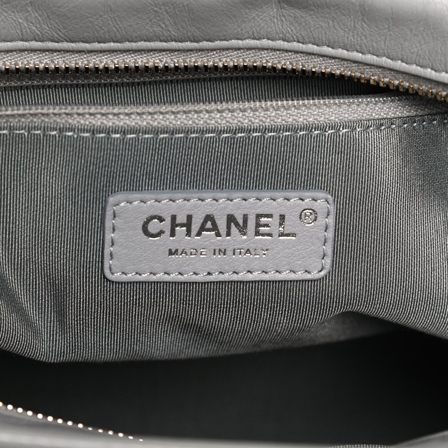Chanel Aged Calfskin Quilted Medium Gabrielle Hobo Light Blue 6 of 12
