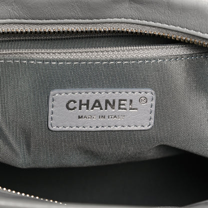 Chanel Aged Calfskin Quilted Medium Gabrielle Hobo Light Blue 6 of 12