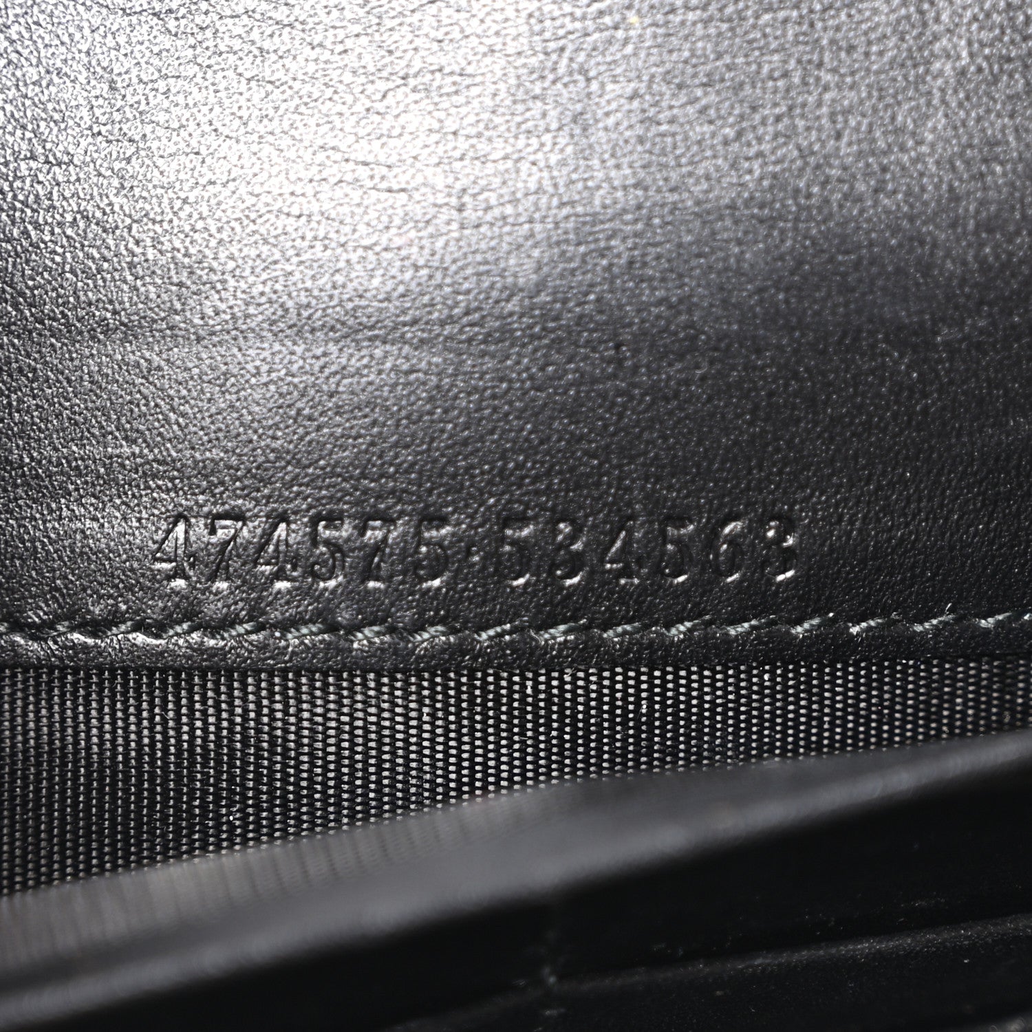 Gucci Calfskin Matelasse GG Marmont Chain Wallet Black 7 of 10
