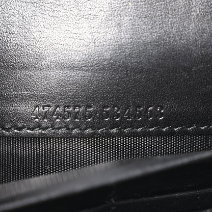 Gucci Calfskin Matelasse GG Marmont Chain Wallet Black 7 of 10