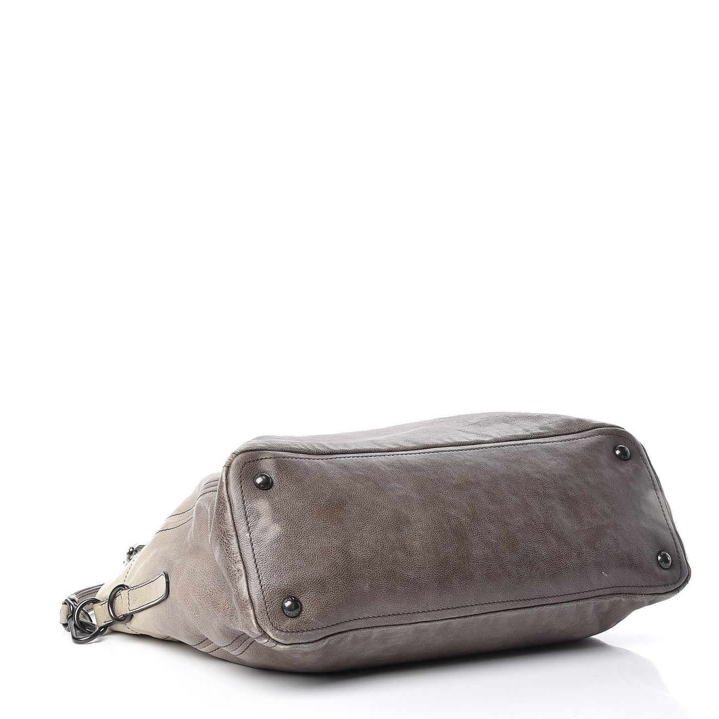 Glace Calfskin Extra Wide Tote Ghiaccio Sfumato