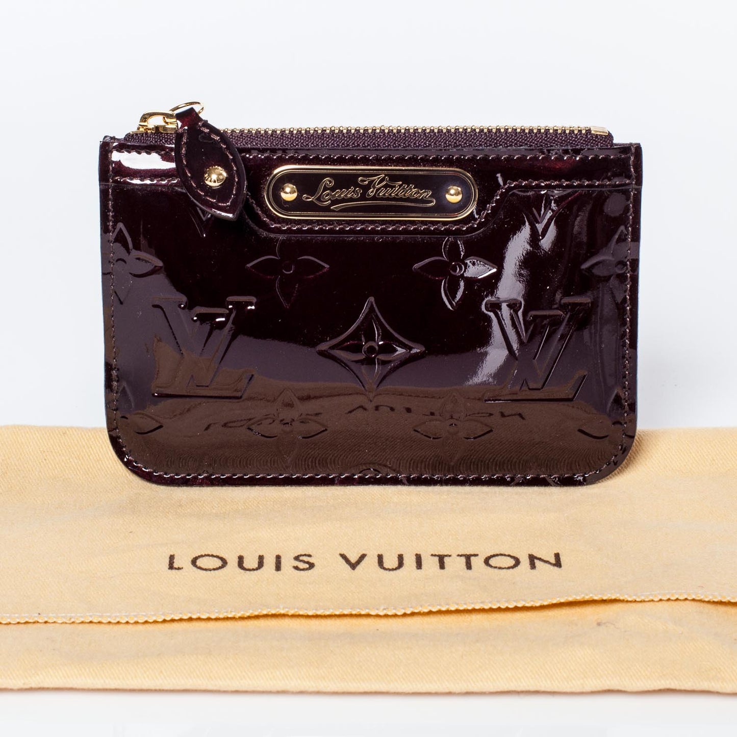 Vernis Key Pouch Amarante