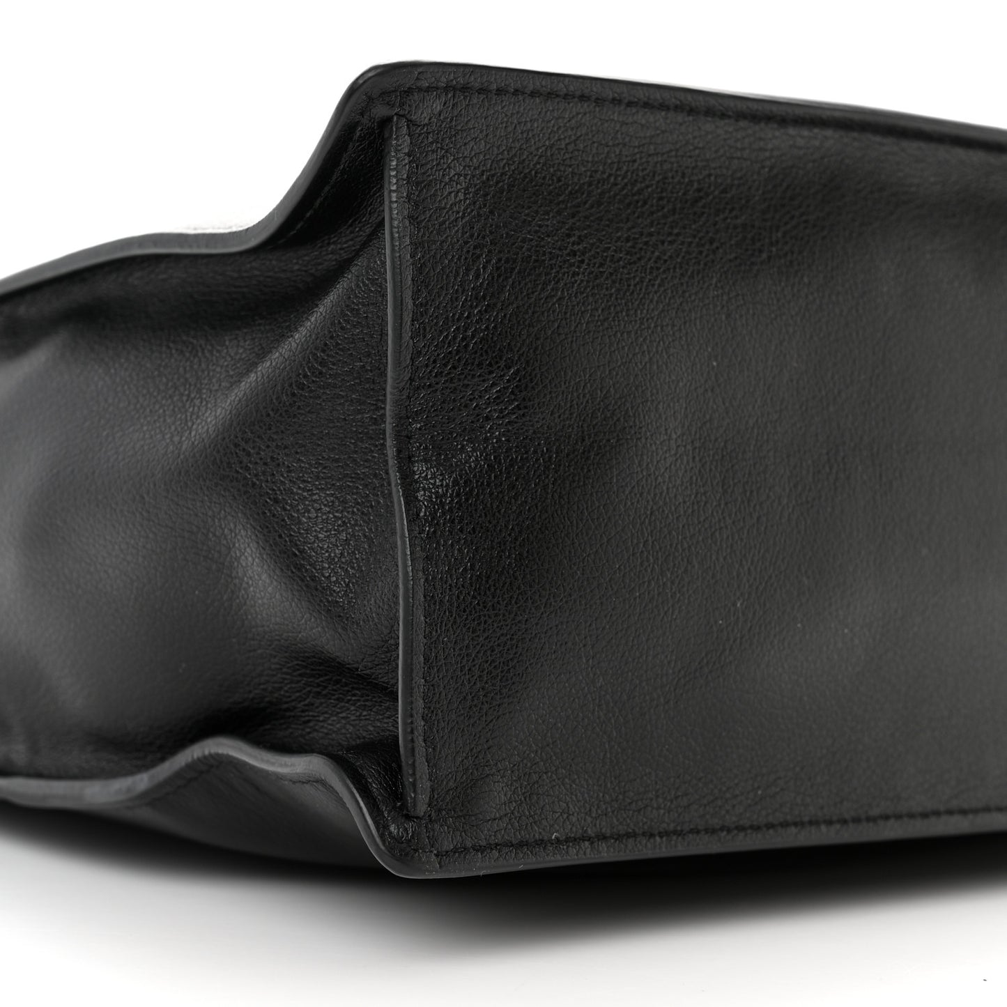 Glace Calfskin Tote Black