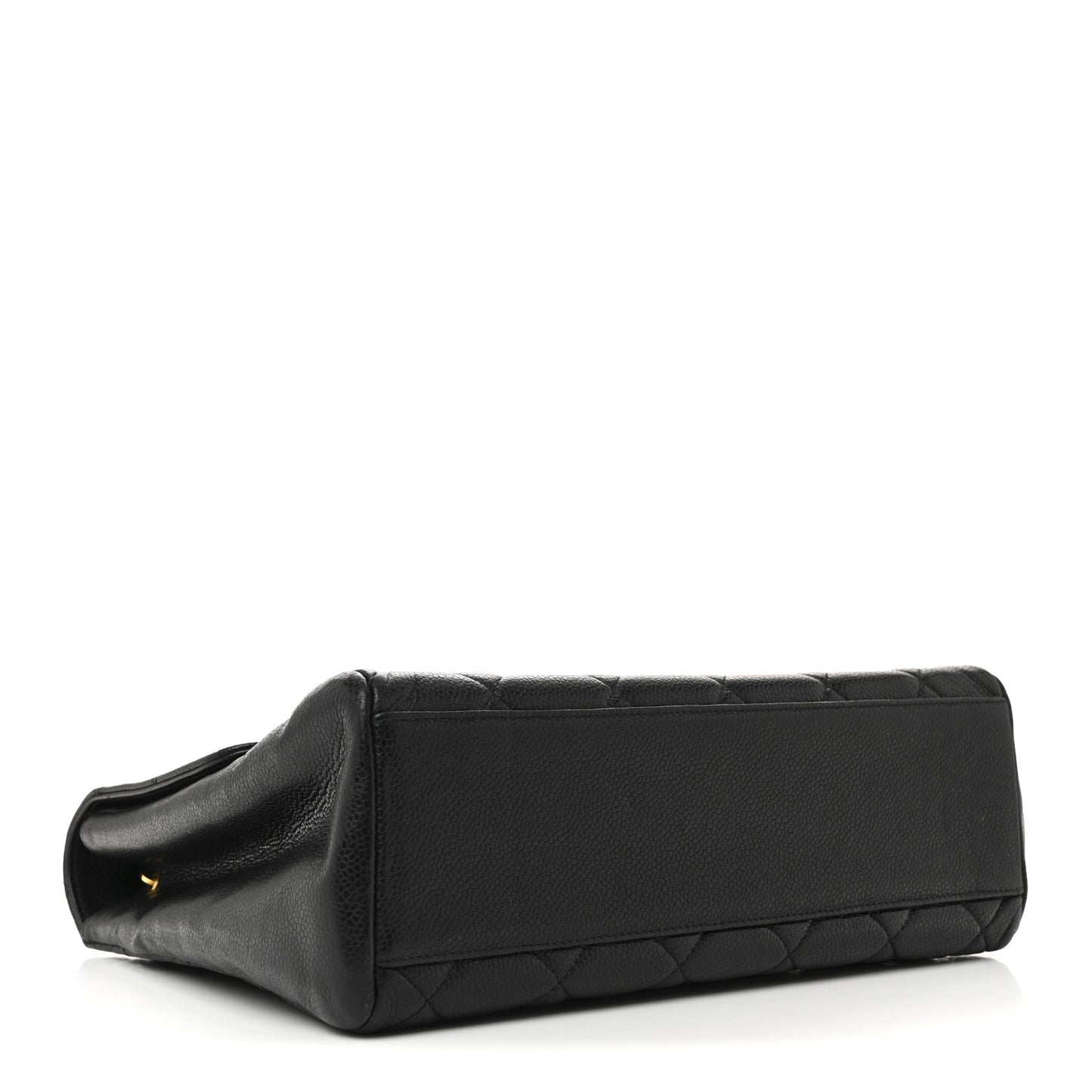 Caviar Quilted Medium Single Flap Black