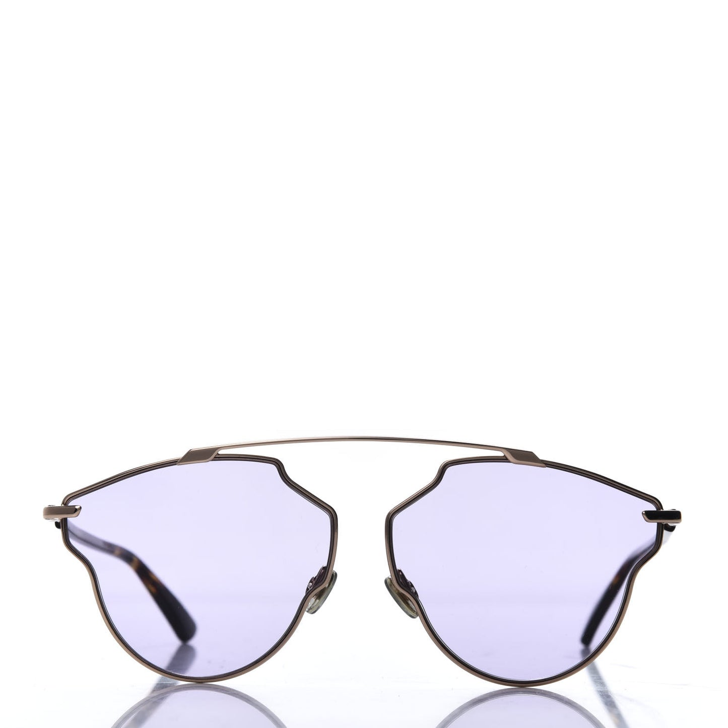So Real Pop Sunglasses Rose Gold Purple