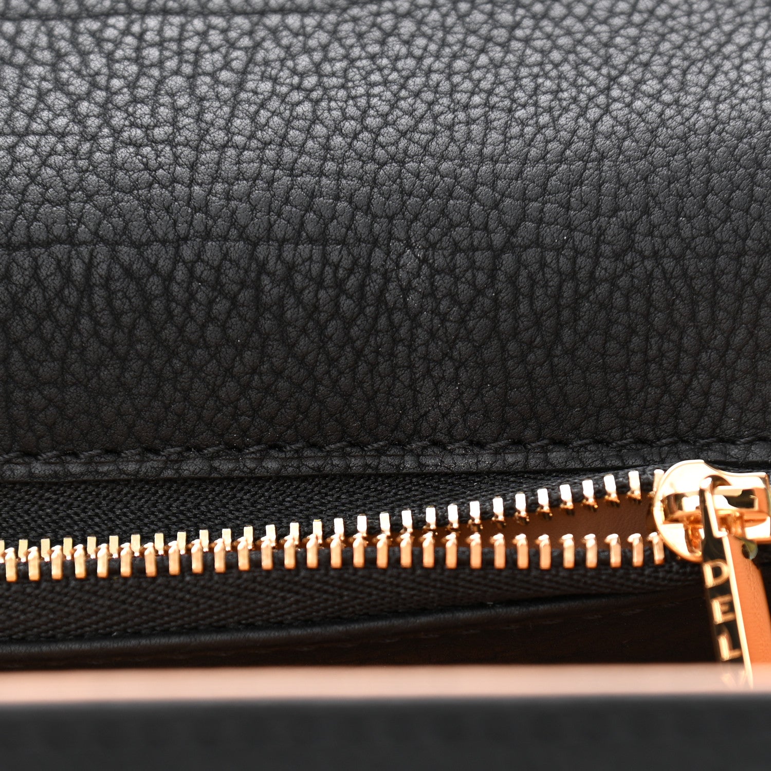 Delvaux Crispy Calfskin MM Tempete Satchel Black 12 of 15