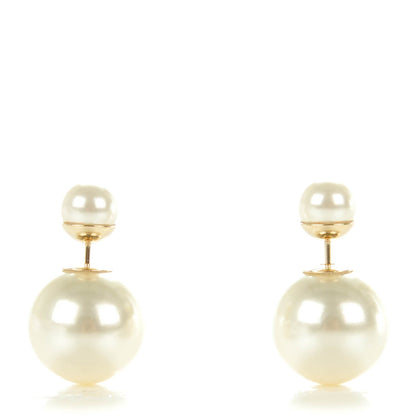 Christian Dior Pearl Mise En Dior Tribal Earrings 1 of 5