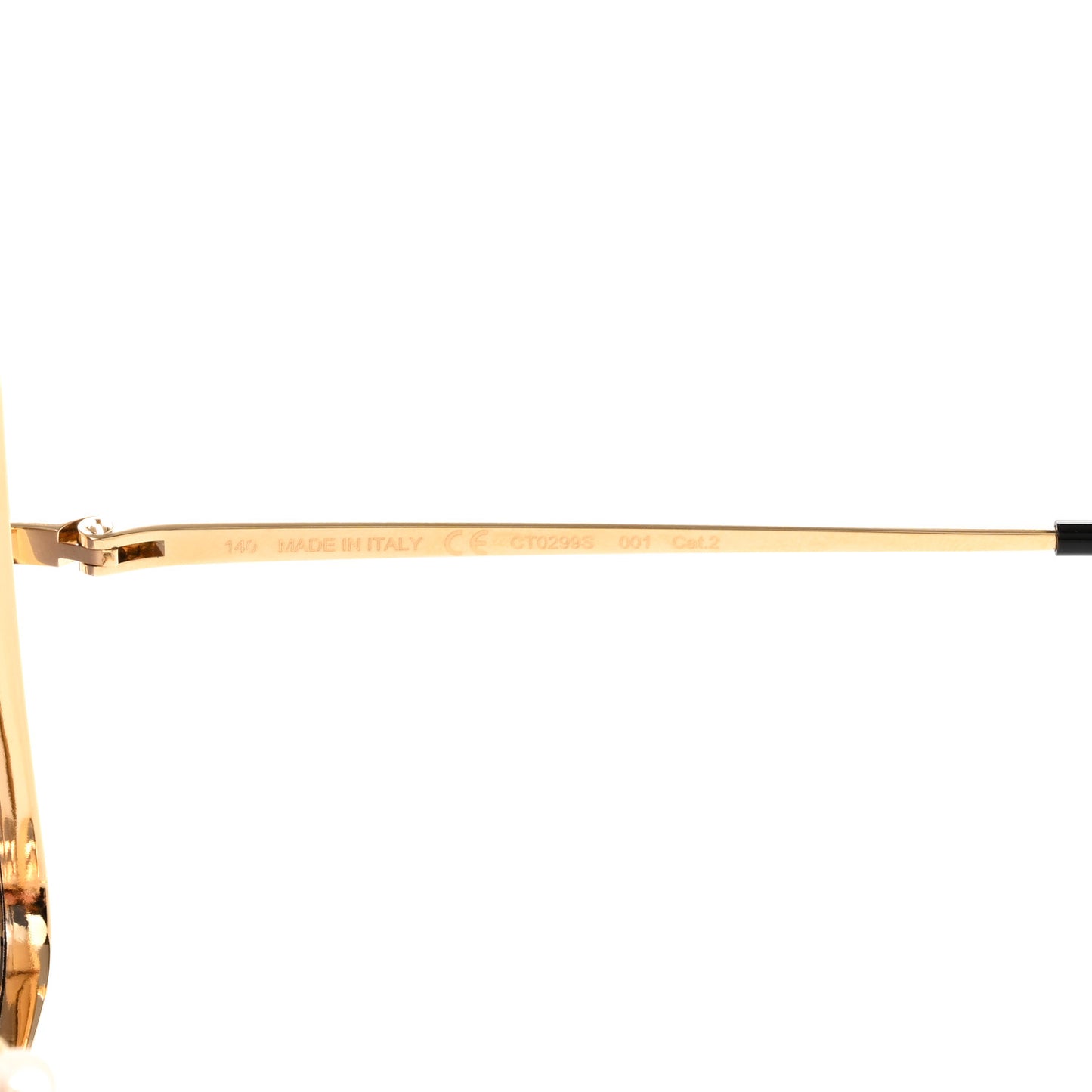 Panthere de Cartier Sunglasses CT0299S Gold Black