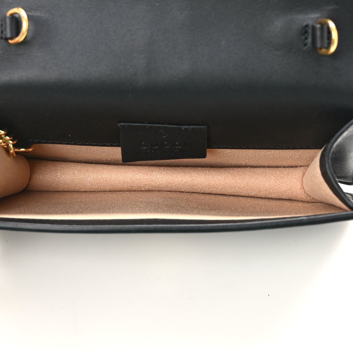 Calfskin Super Mini Sylvie Chain Shoulder Bag Black