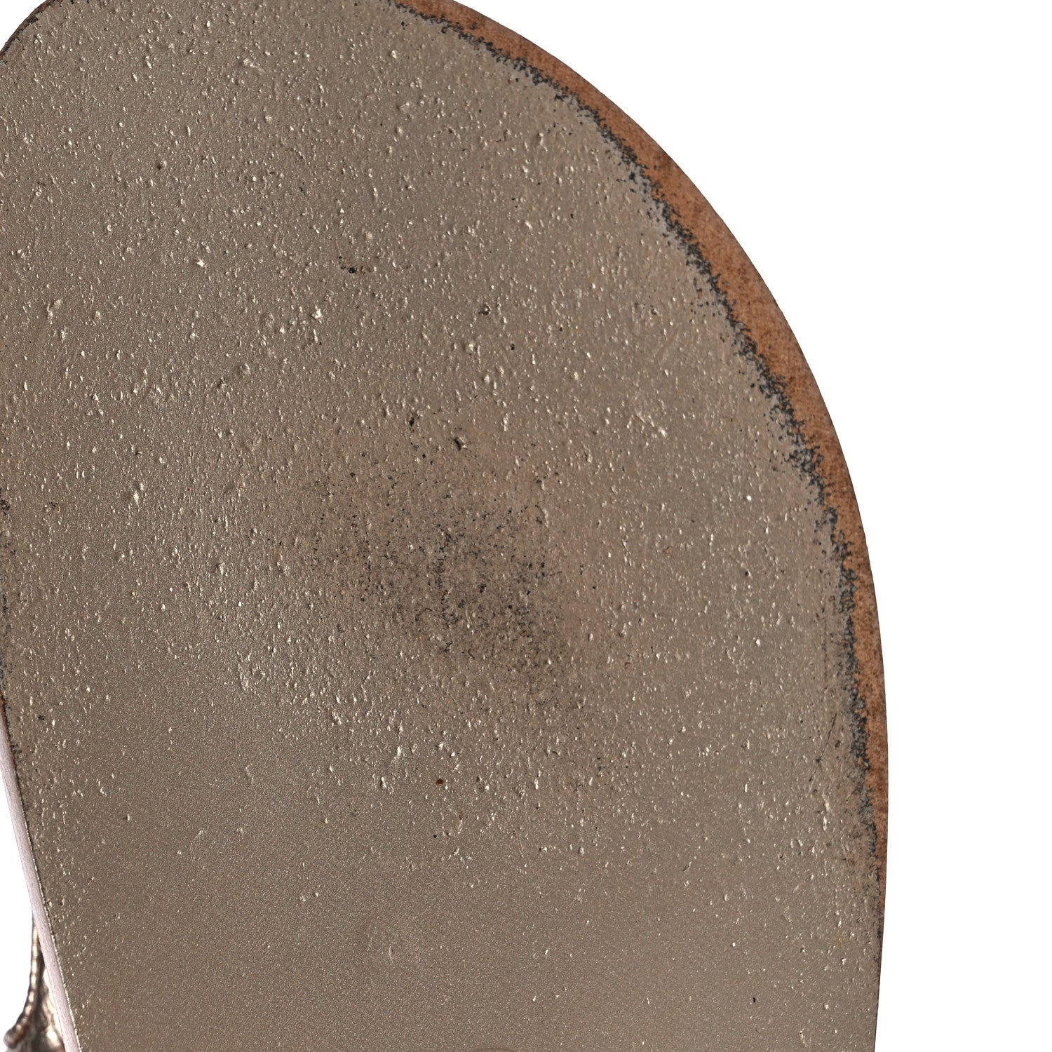 Chanel Iridescent Lambskin Quilted Velcro Dad Sandals 36.5 Light Bronze 11 of 13