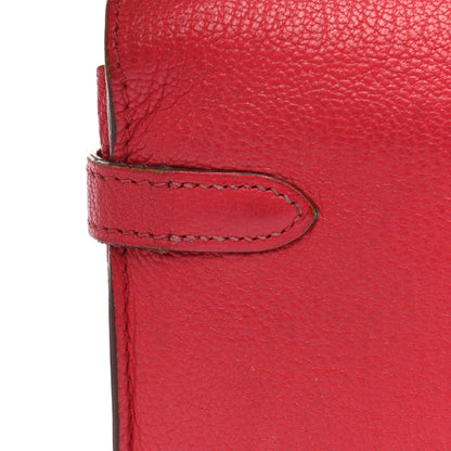 Hermes Chevre Mysore Kelly Longue Wallet Bougainvillea 15 of 16