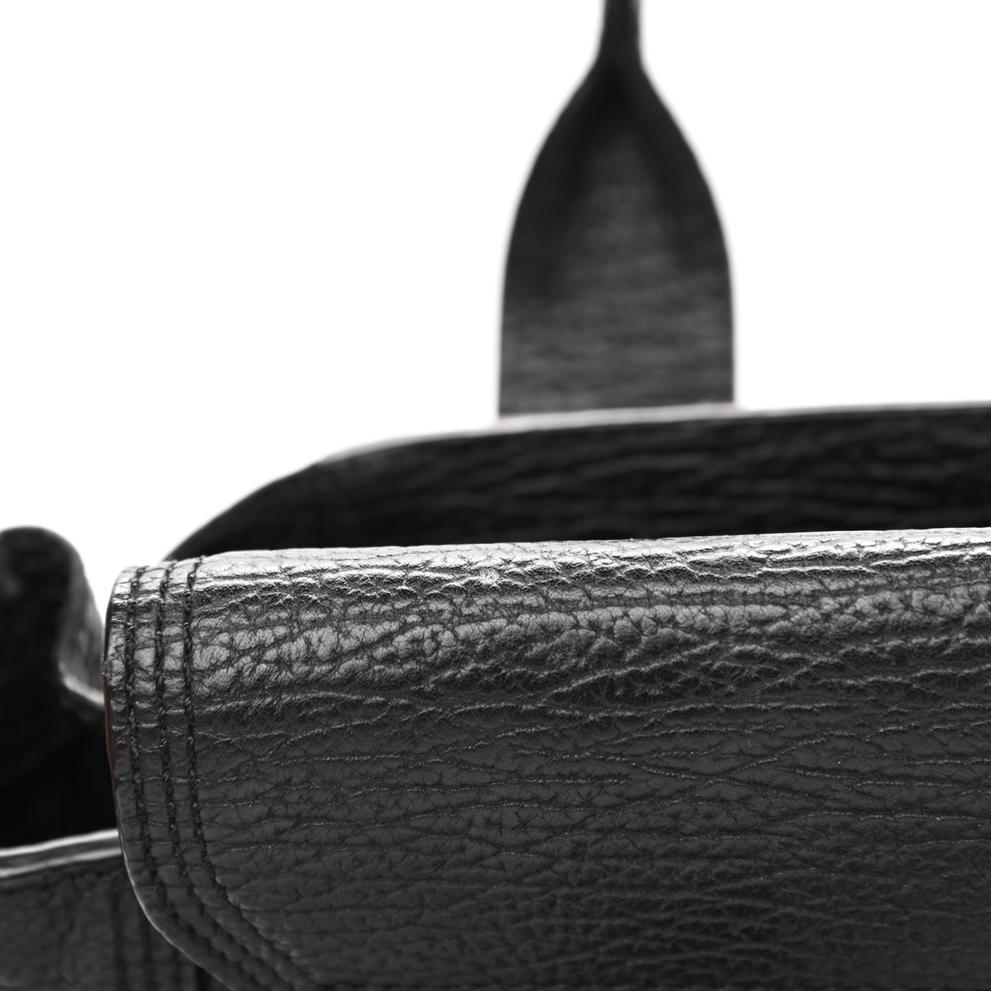 Textured Calfskin Mini Pashli Satchel Black