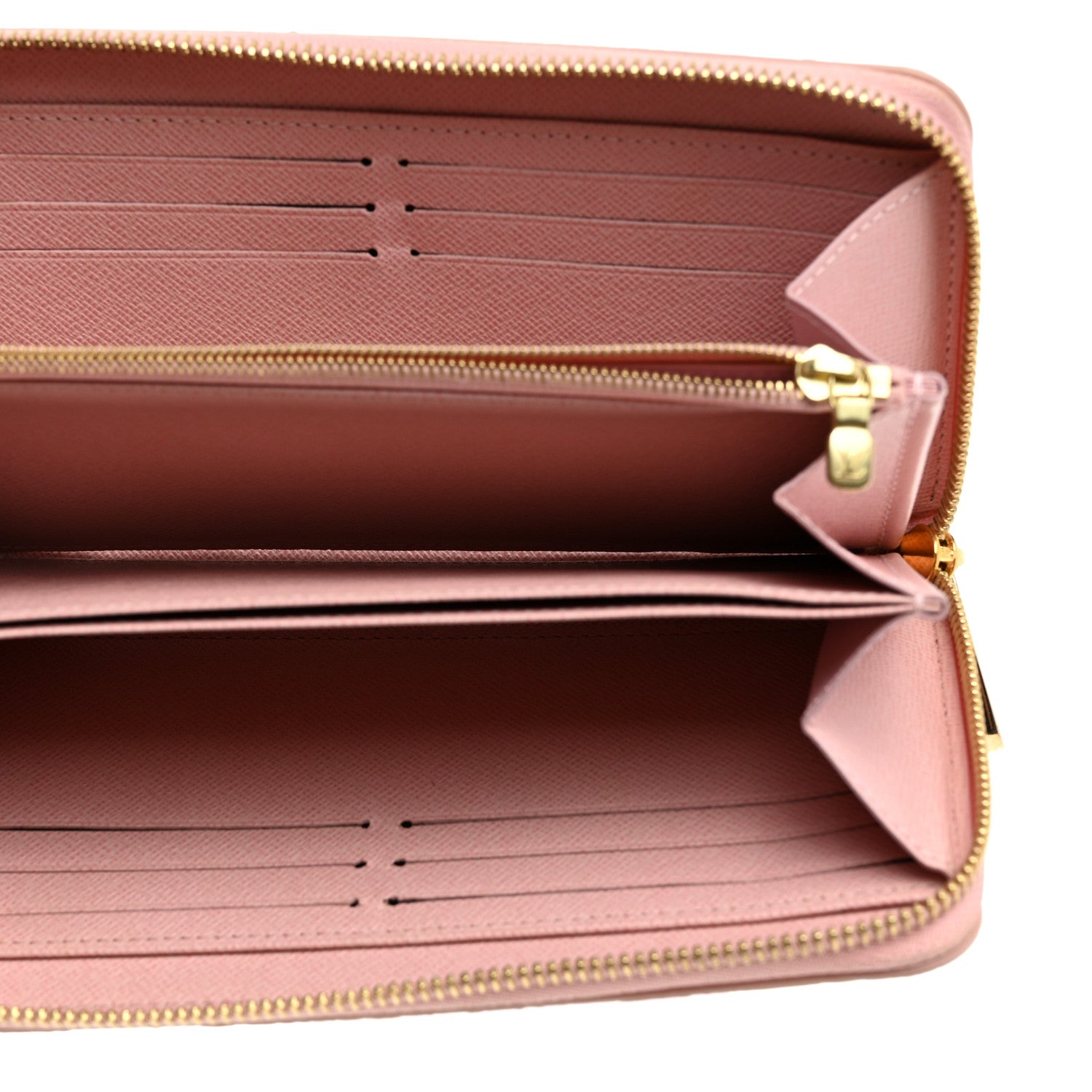 Louis Vuitton Damier Azur Zippy Wallet Rose Ballerine 5 of 7