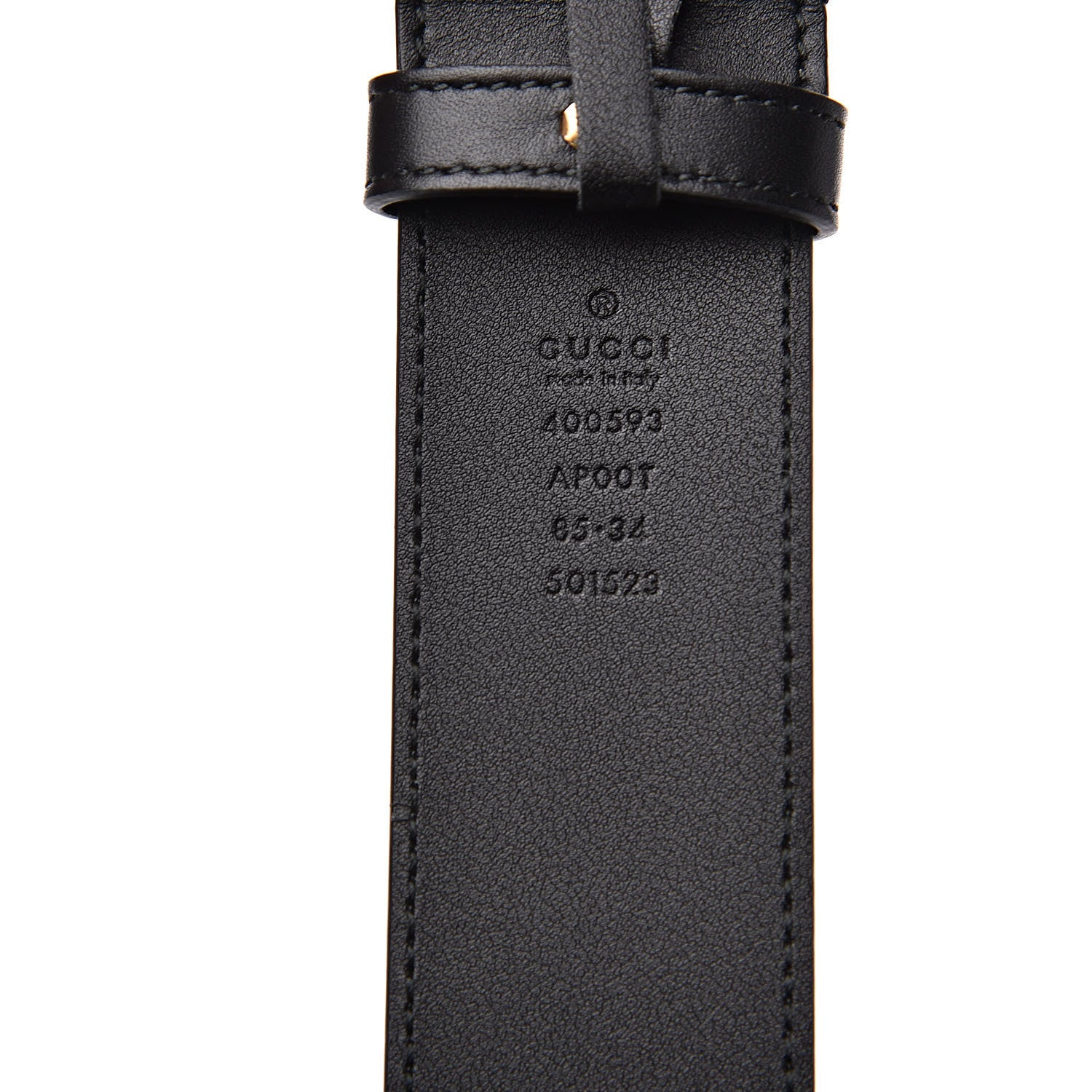 Gucci Calfskin Double G 40mm Belt 85 34 Black 6 of 6