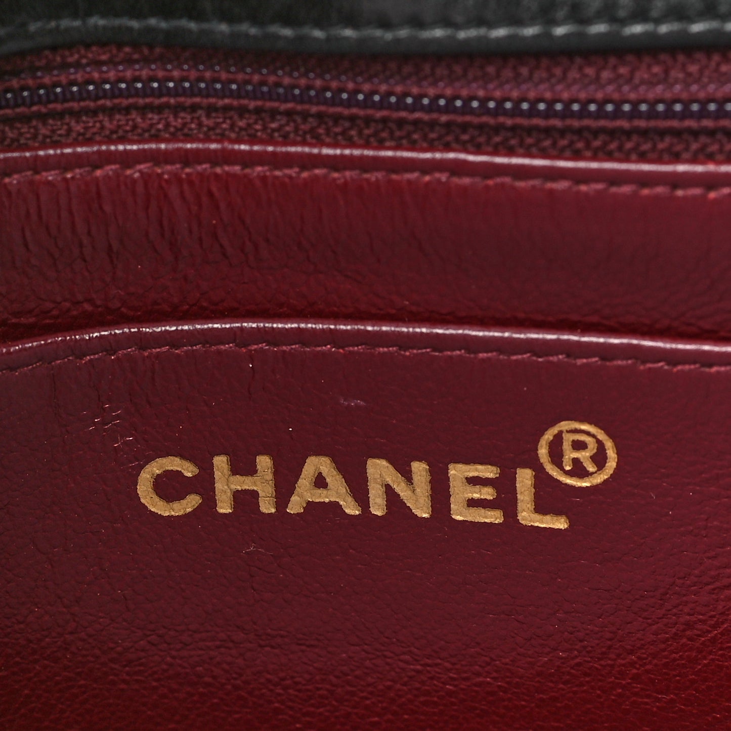Lambskin Quilted Medium Single Flap Black