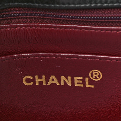 Chanel Lambskin Quilted Medium Single Flap Black 6 of 10