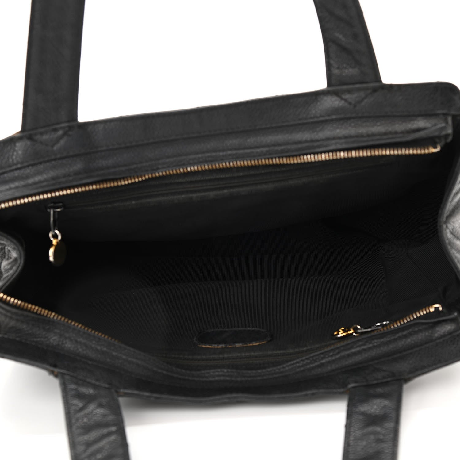 Chanel Caviar Quilted CC Tote Black 4 of 14