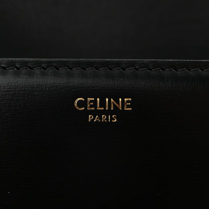 Celine Shiny Calfskin Teen Triomphe Black 6 of 11