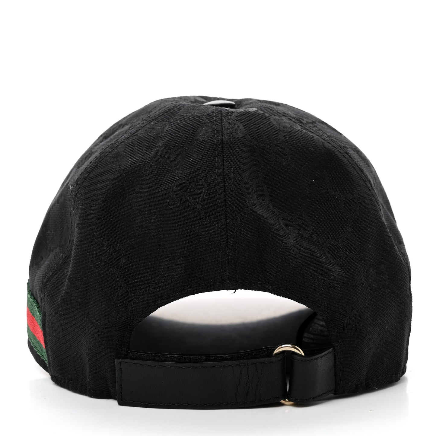 Monogram Web Baseball Hat XL Black