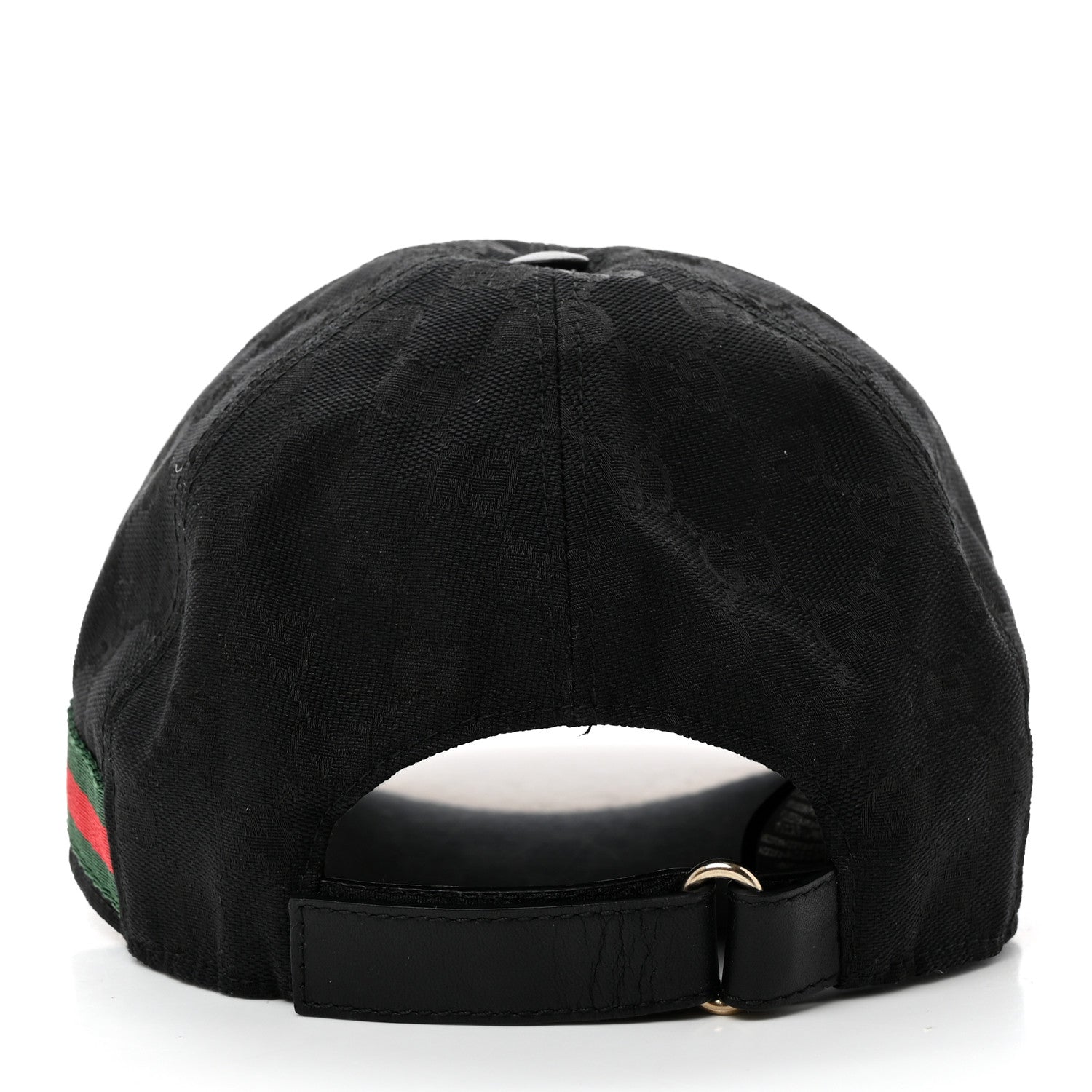 Gucci Monogram Web Baseball Hat XL Black 6 of 9