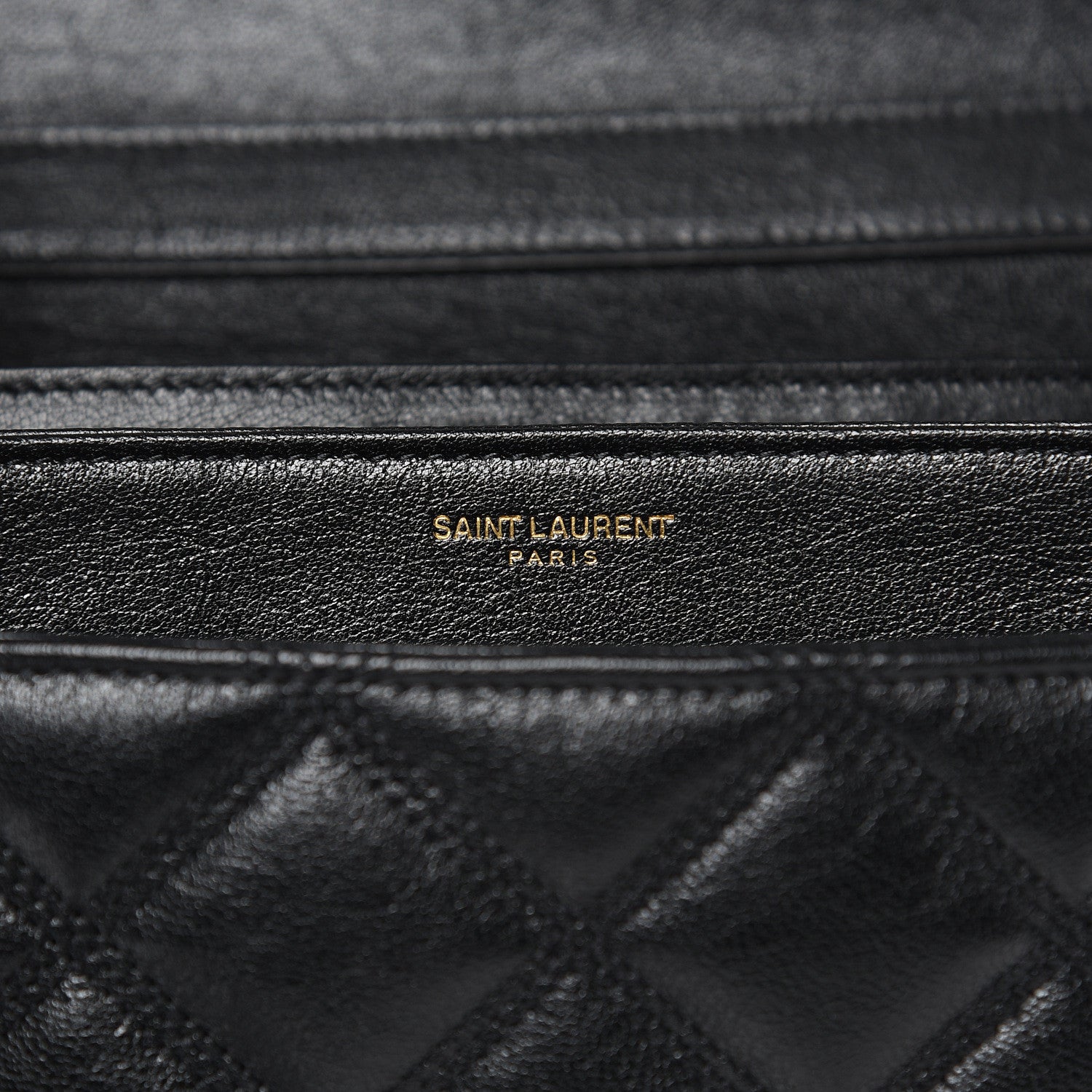 Saint Laurent Lambskin Quilted Small Becky Chain Bag Black 5 of 9