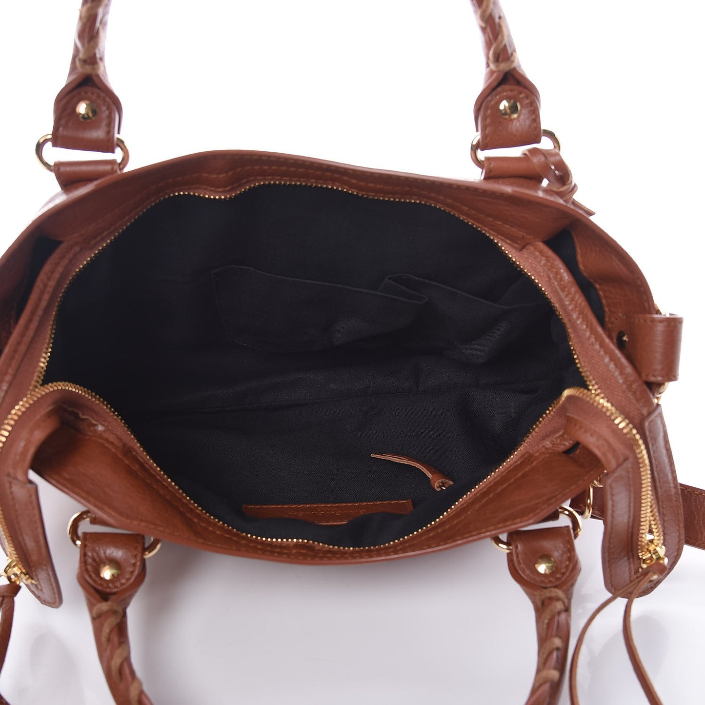 Agneau Classic Gold Hardware Town Marron Cognac