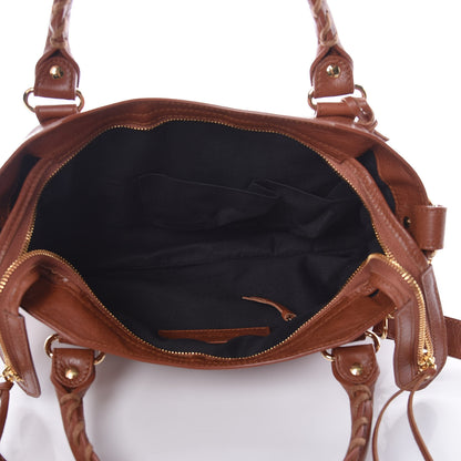 Balenciaga Agneau Classic Gold Hardware Town Marron Cognac 5 of 9