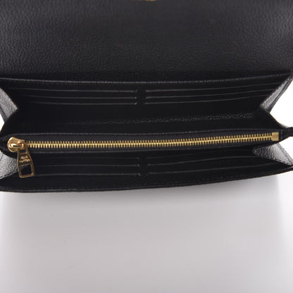 Louis Vuitton Empreinte Sarah Wallet NM Black 5 of 8