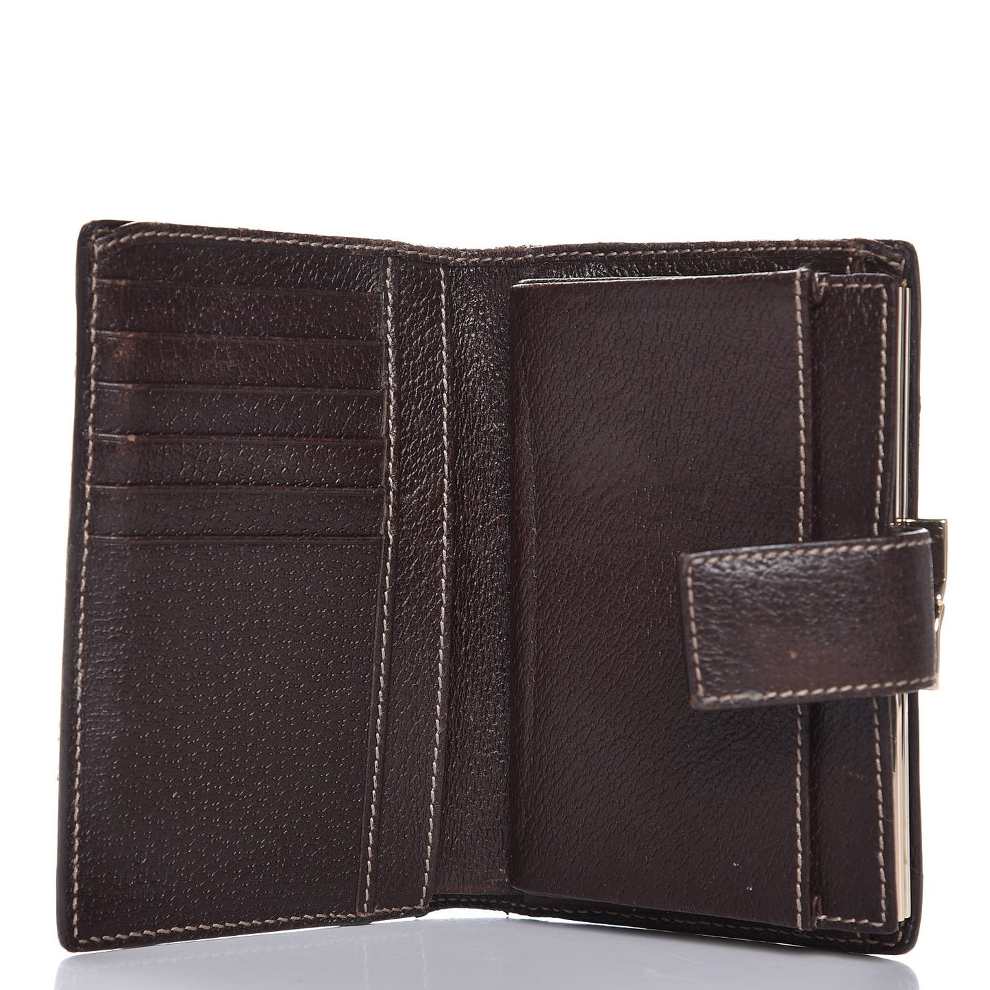 Monogram Charmy French Wallet Dark Brown