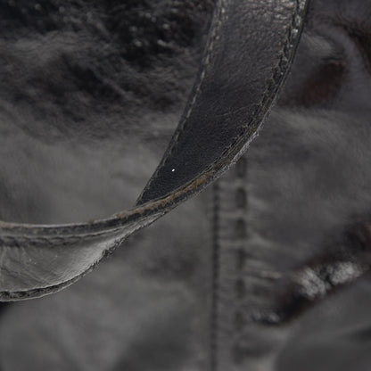 Saint Laurent Textured Patent Calfskin Medium Muse Black 25 of 26