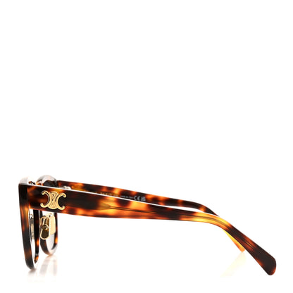 Celine Acetate Triomphe Sunglasses CL40222F Tortoise 3 of 7