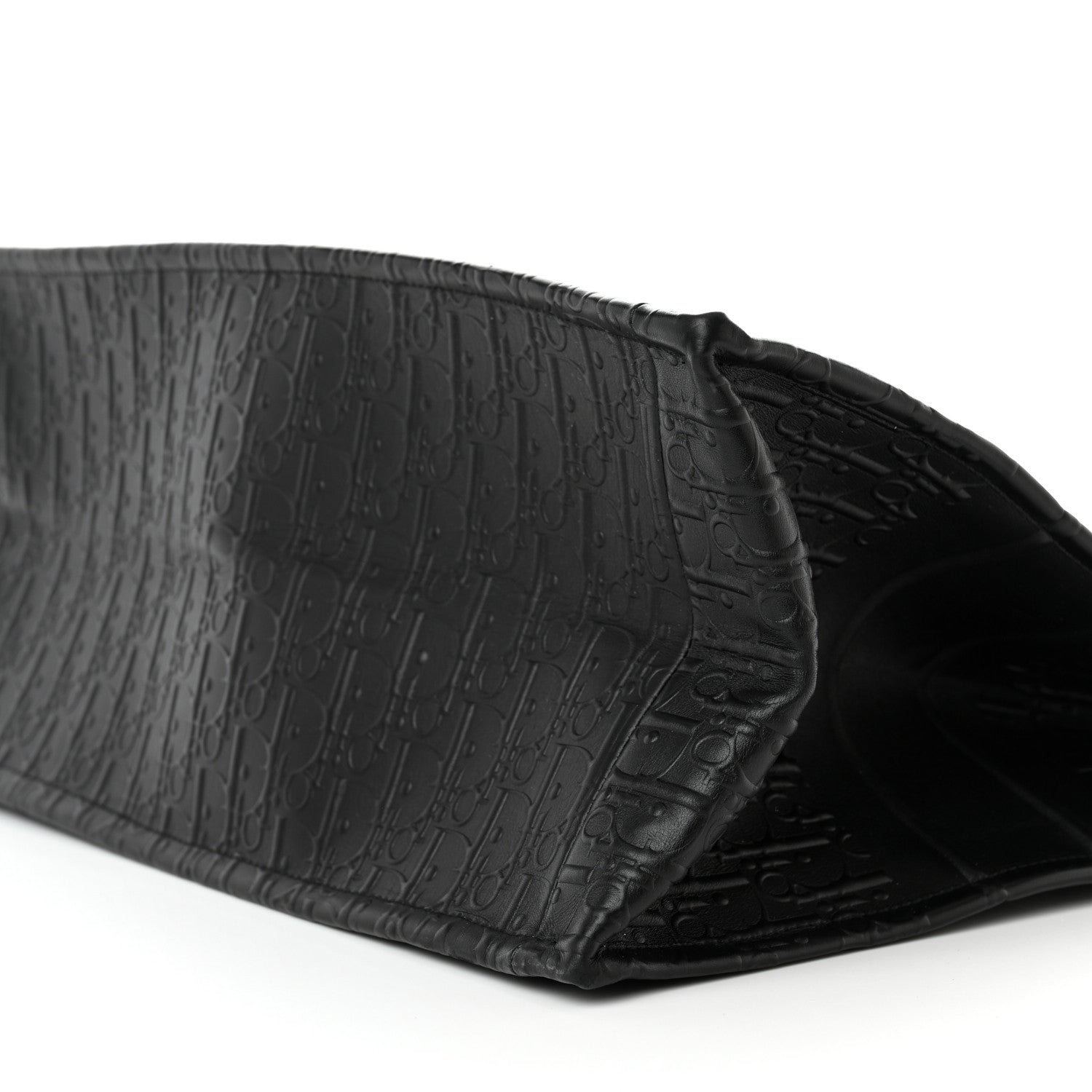 Christian Dior Oblique Calfskin Embossed Large Book Tote Black 10 of 10