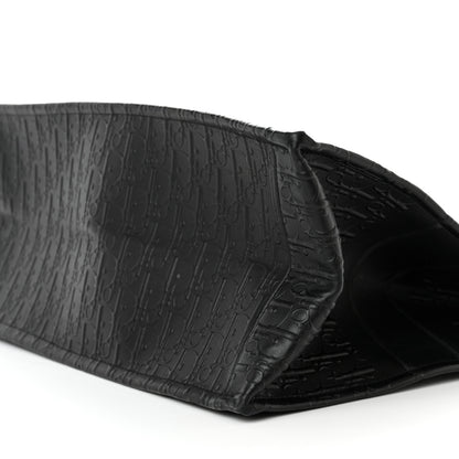 Christian Dior Oblique Calfskin Embossed Large Book Tote Black 10 of 10