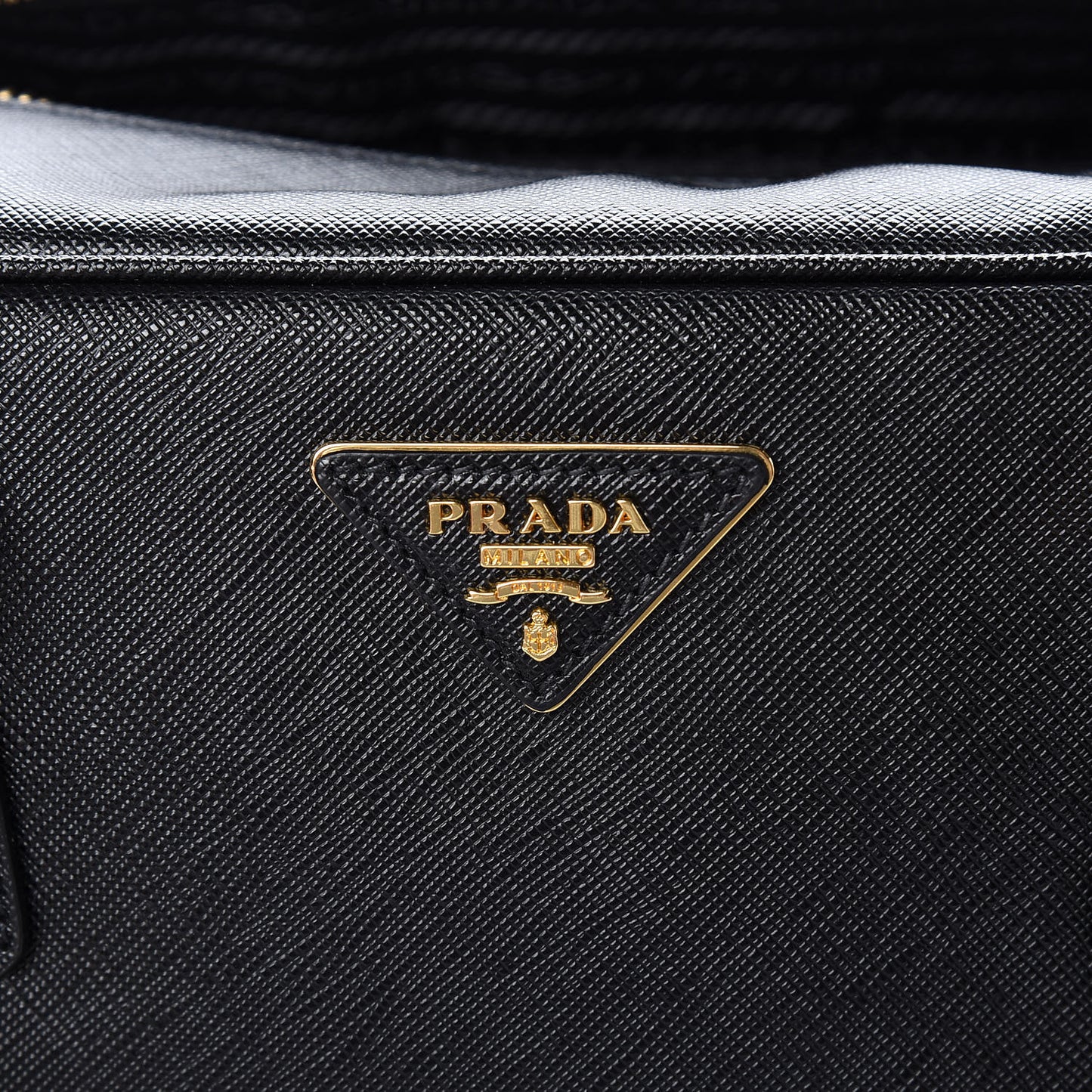 Saffiano Lux Bauletto Nero Black