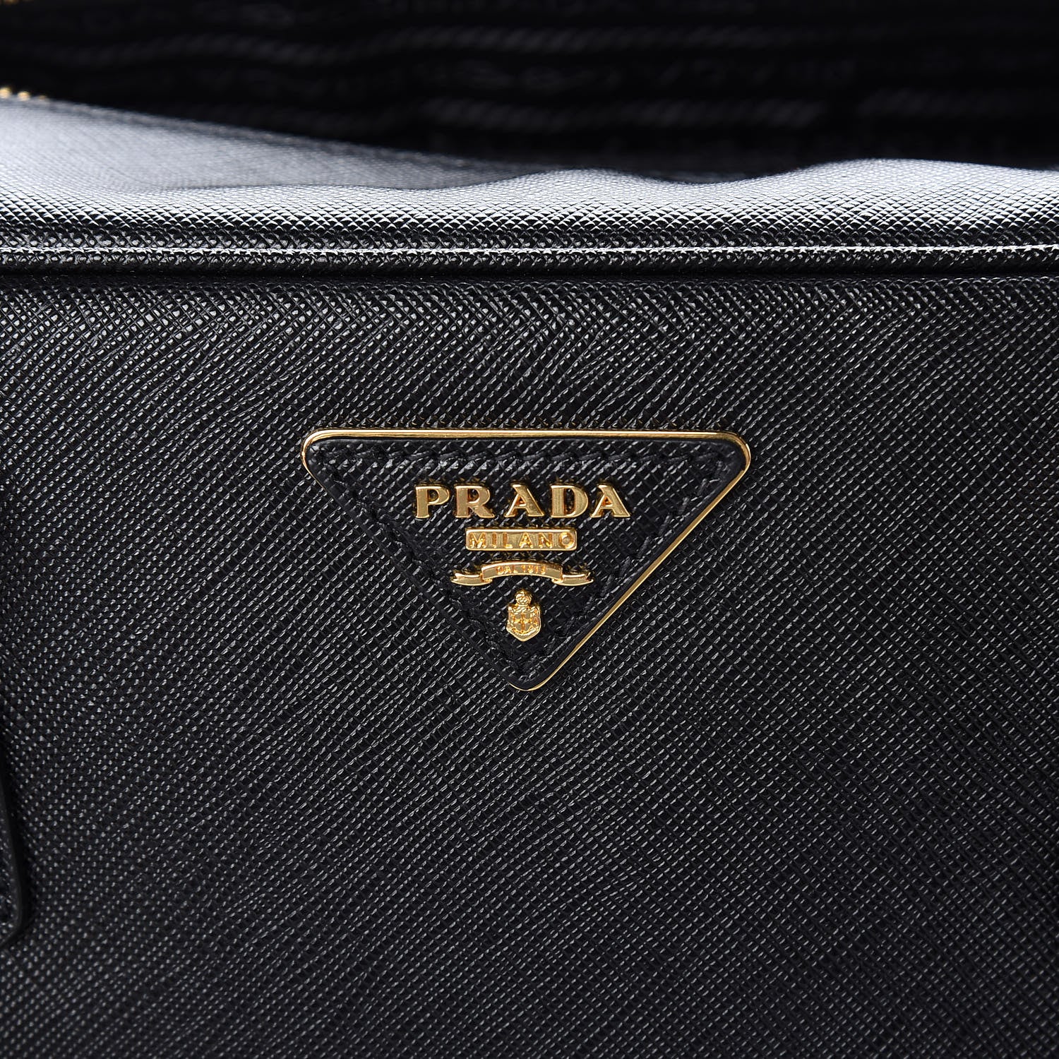 Prada Saffiano Lux Bauletto Nero Black 6 of 11