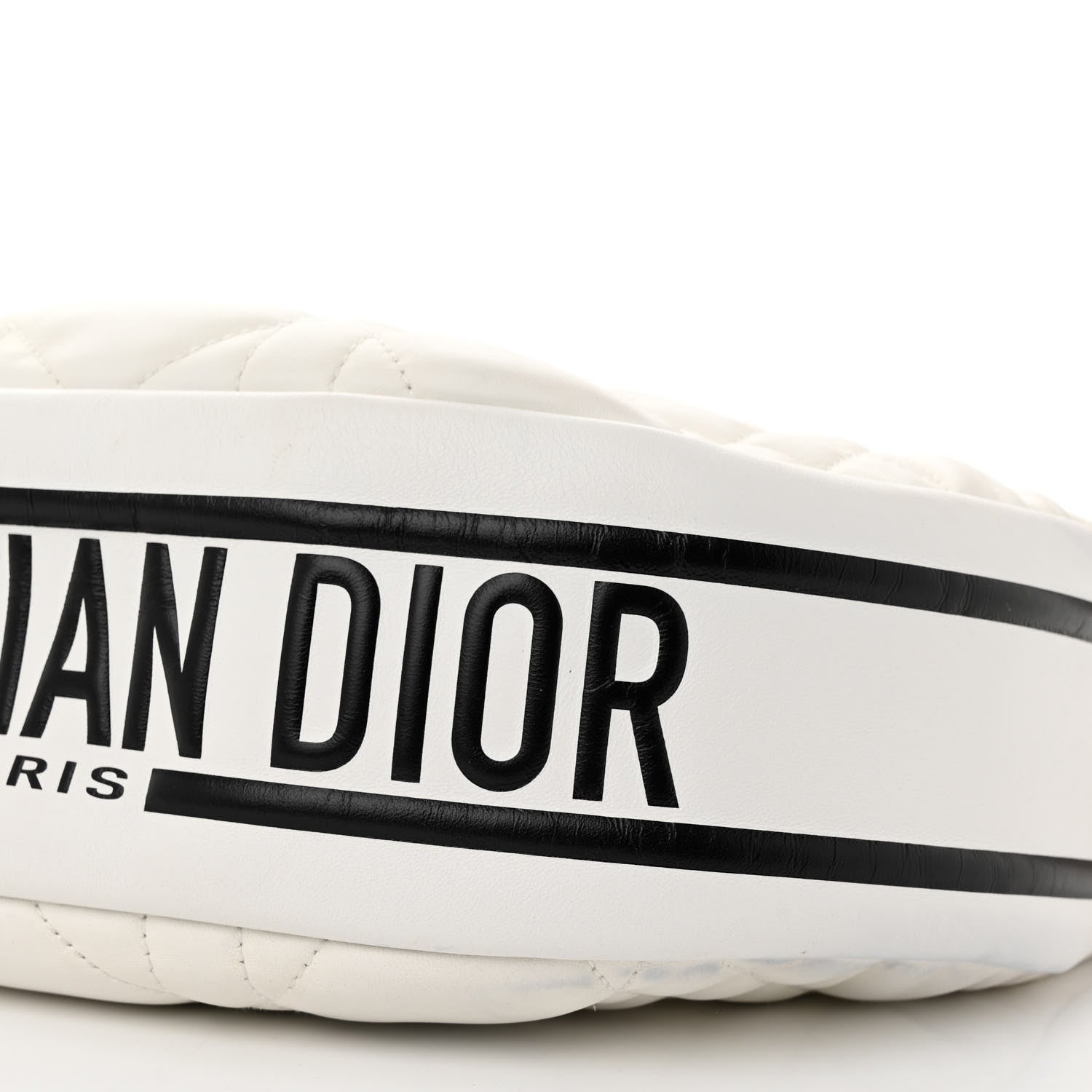 Christian Dior Lambskin Cannage Medium Dior Vibe Hobo Bag White 10 of 15