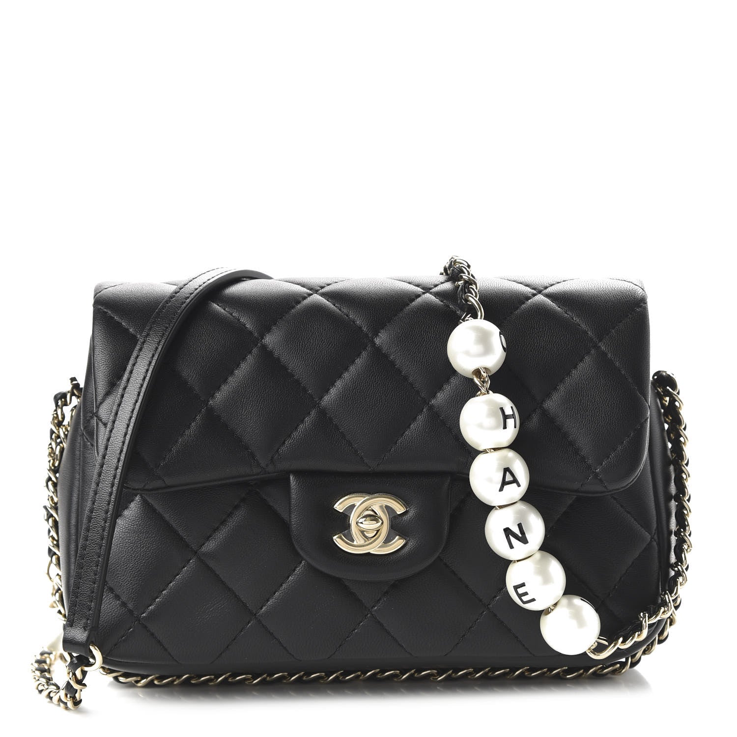 Chanel Lambskin Quilted Small My Precious Flap Black 1 of 11