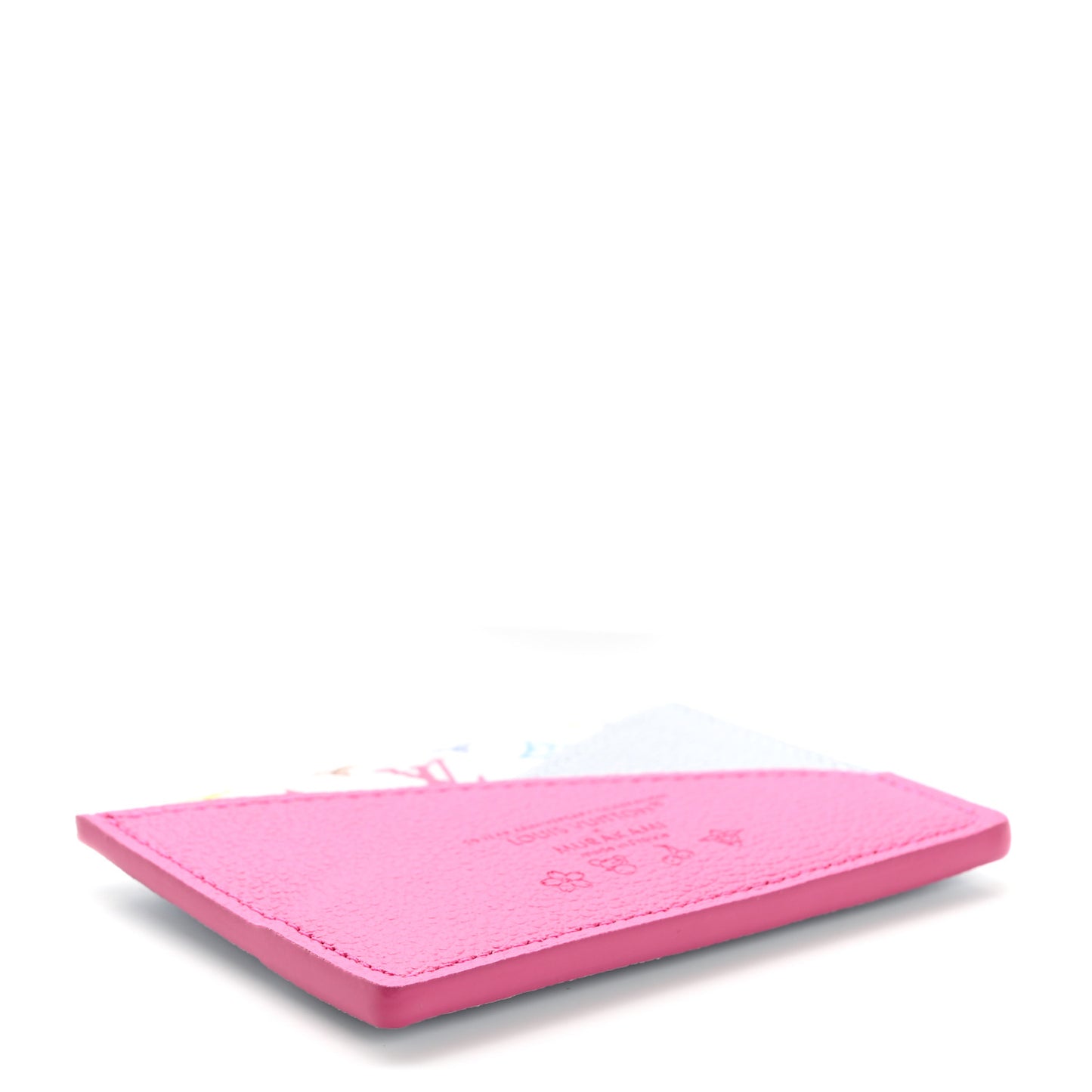 LV X TM Monogram Multicolor Criss-Cross Card Holder Kawaii Pink