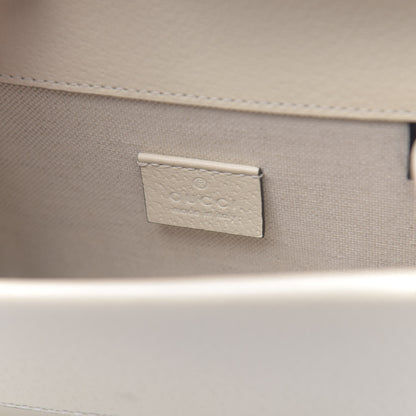 Gucci Textured Calfskin Crystal Mini Dionysus Shoulder Bag Mystic White 6 of 11
