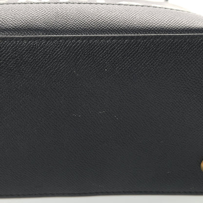 Balenciaga Signature Grained Calfskin Logo S Ville Top Handle Bag Black 5 of 7