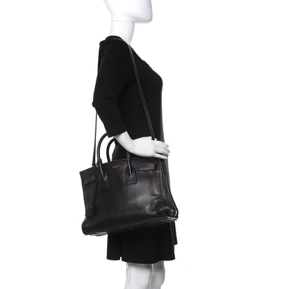 Saint Laurent Calfskin Small Sac De Jour Black 2 of 9